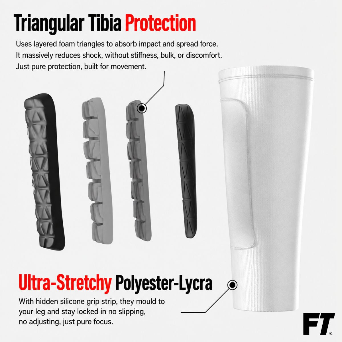 First Touch® Built-In Shin Pad Sleeves