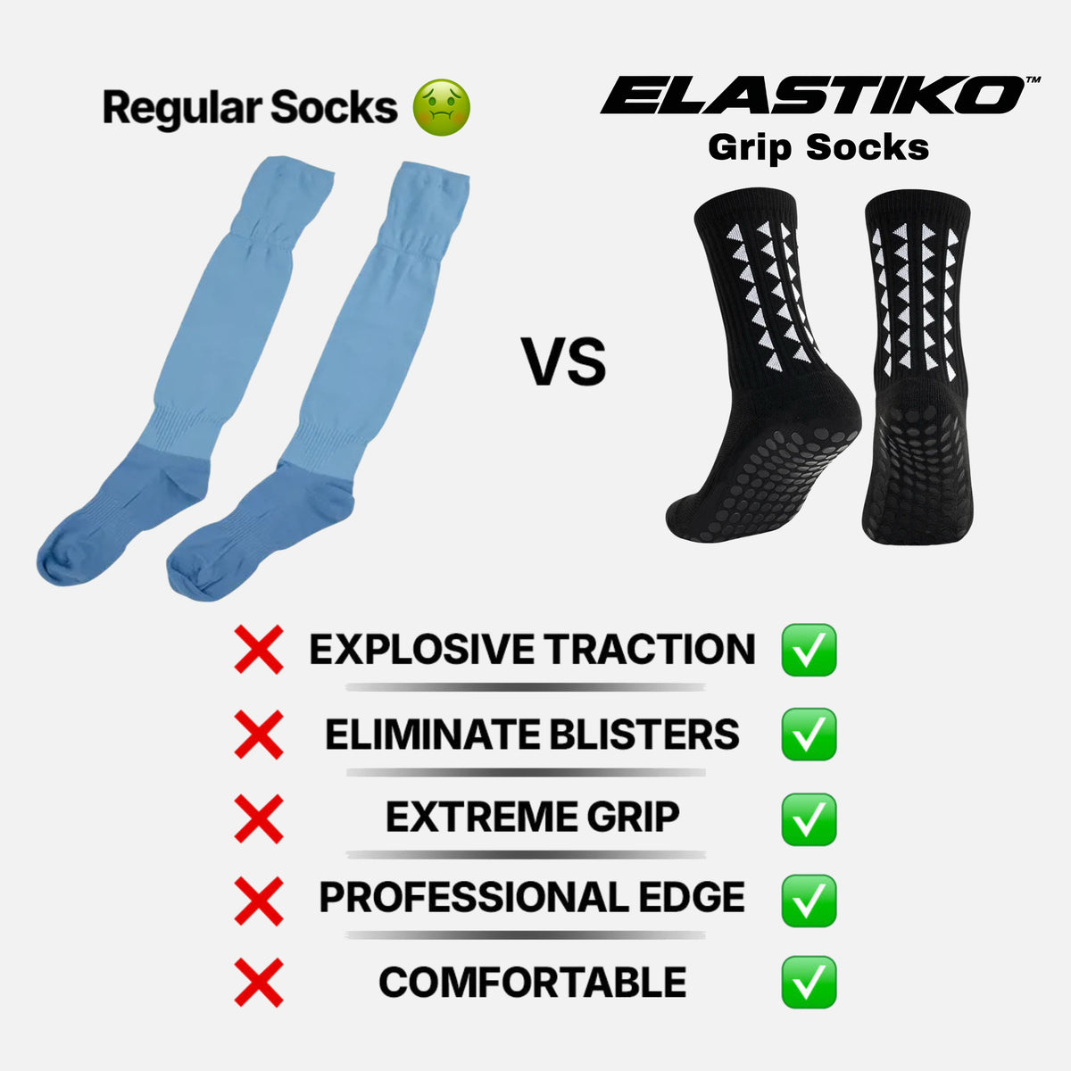 Elastiko® Football Grip Socks