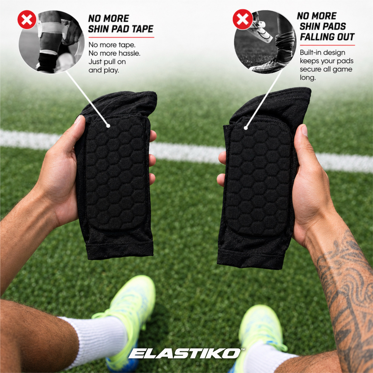 Elastiko® Built-In Shin Pad Sleeves