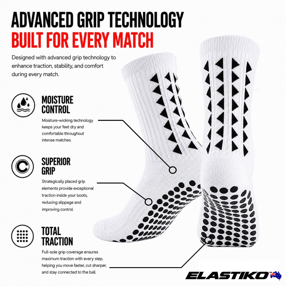 Elastiko® Football Grip Socks